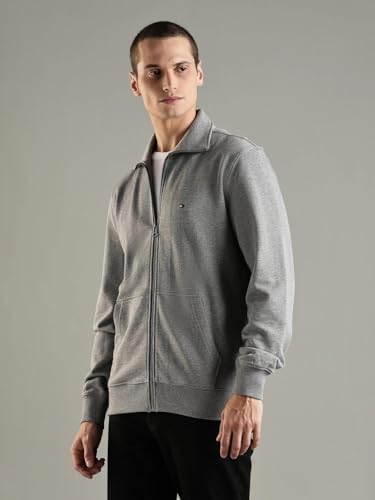 Image of Solid Regular Fit Cotton Jacket