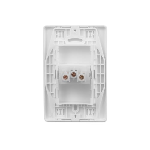 Conjunto 4x2 2 Interruptores Simples 10a 250v + 1 Toma 2p+t 10a 250v Stella Steck Branco