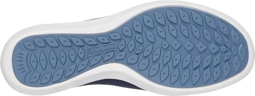 Skechers - Womens Newbury St - Comfystride Sneakers, Color Navy, Size: 8 M US3