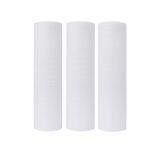 Image of PP Spun Filter | Pre Filter | Outer Filter Candle | High Density 90g Spun (5 Micron) Cartridge Compatible for Pre-Filter Housing of All Water Purifier | Pack of 3 Spun