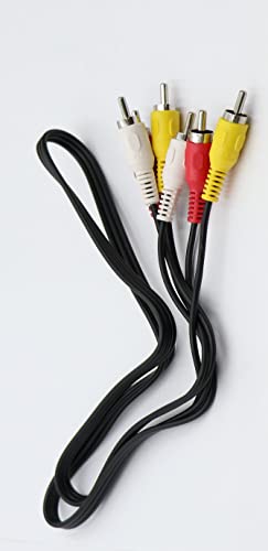 LRIPL RCA Cable Male to Male Audio Video AV Cable for HDTV LCD LED TV Set Top Box & Home Theater Studio, Sound Bar, MPEG-4 Box Black 5 317ysW9Y7gL