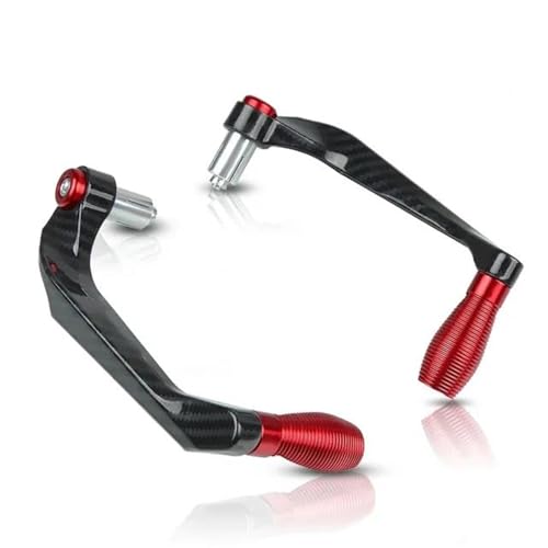 Poignées de guidon de moto protection des mains Z800 Z900 leviers rouge