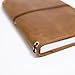 Leather Journal Cover A5 – Full Grain Handmade Notebook Cover with Card Slots, Pen Loop & Elastic Bands – Refillable Field Notes Planner for Work, Study & Travel, Premium Leather Gift Non-Custom