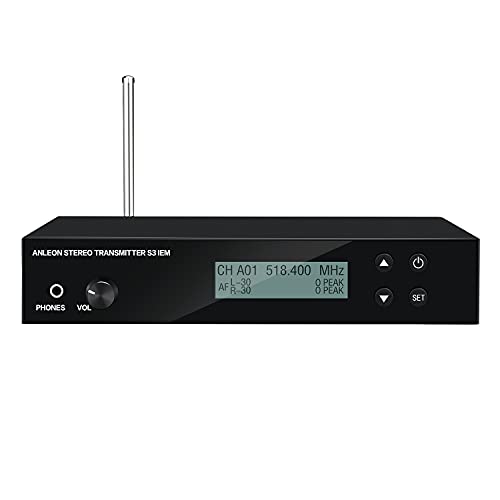 ANLEON S3 Wireless in-Ear Monitor System IEM System 518-554 for Vocalist Keyboardist Guitar Player