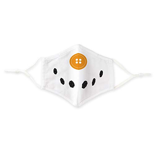 Weddingstar 3-Ply Adult Winter Washable Cloth Face Mask Reusable and Adjustable with Filter Pocket - Snowman - Image 3
