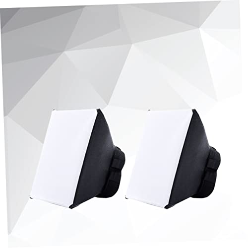 KONTONTY 3piezas Difusor Softbox Flash Portátil para Cámara DSLR Caja Suave para Iluminación Uniforme y Sombras Suaves Compatible con Speedlite y Flash Externo - imagen 8