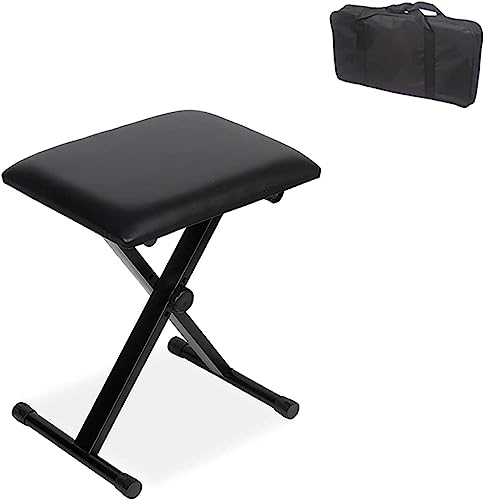 Tabouret de piano tabouret de coiffeuse réglable style X robuste banc de clavier de piano en cuir confortable tabouret pour une seule personne rempli d’éponge haute résilience portable et amovible - Les Beatles, Paul McCartney, John Lennon, RIngo Starr, George Harrison Tabouret de piano tabouret de coiffeuse réglable style X robuste banc de clavier de piano en cuir confortable tabouret pour une seule personne rempli d'éponge haute résilience portable et amovible