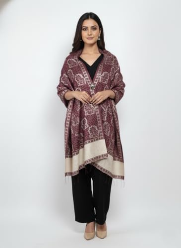 Image of KRITI Premium Woolen Shawl for Women - Soft, Warm & Elegant Winter Wrap