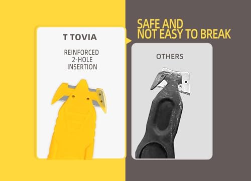 Image of Safety Box Cutter T TOVIA 5 Pcs Stainless Steel Concealed Blade Package Opener with Tape Splitter for Cartons, Cardboard, Wrap, Straps, Film - Assorted color