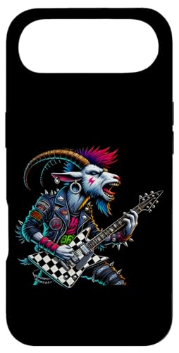 Funny Punk Goat Rock Goat ���b�N�����[�� �M�^�[�~���[�W�b�N �X�}�z�P�[�X iPhone Air �p