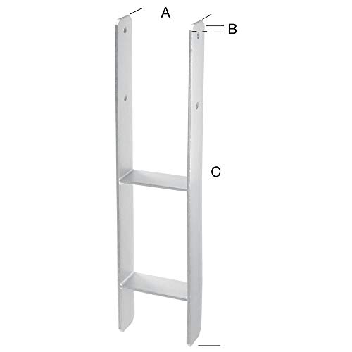 Preisvergleich Produktbild Format 4053569231237 h-pfostentrñger tZn 111 stñrke 6.0 mm CE