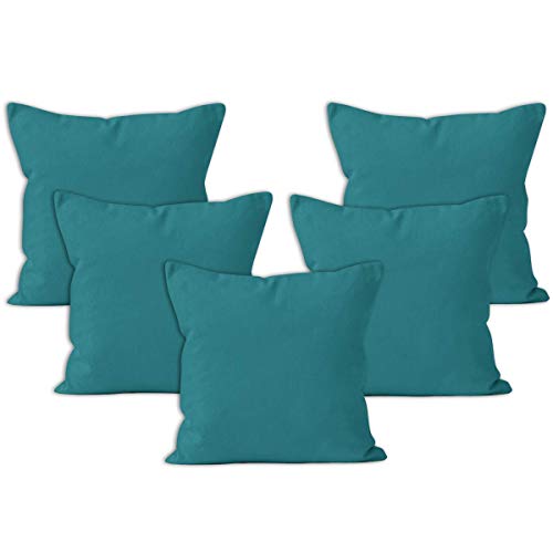 Image of Encasa XO Cushion Covers, No Inserts, Cotton Throw Pillow Cases