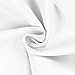 Twin Daybed Skirt 14 Inch Drop, Dust Ruffle Bed Skirts for Daybeds, Split Corners with Three Side Coverage (White)