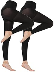 Black 2 Pairs-footless