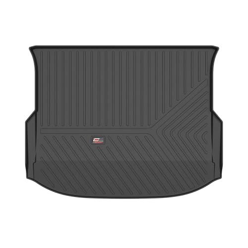 Image of GFX Trunk Boot Dicky Mat Rear Mats (After-Market) Compatible with Mahindra XUV-700 (2021) Onwards, for 5 Seater Only, Black