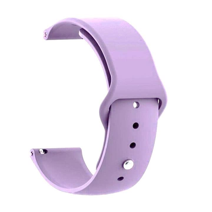 22MM Soft Silicone Watch Band/Belt For NOISE COLORFIT NAV+ (LITE PURPLE) (B0B217CBP7) Amazon Price History, Amazon Price Tracker
