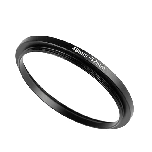 Image of 49-52mm Step-Up Ring Adapter, 49mm to 52mm Step Up Filter Ring for 49mm Lens Install 52mm ND CPL UV Camera Lens Filter(49mm-52mm)