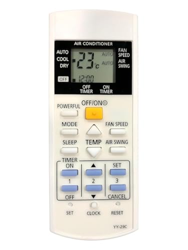 Image of Veyron Compatible Remote for Panasonic AC Original Air Conditioner Inverter 29C Model for 1, 1.5, 2 Ton Split or Window (AC-29C)