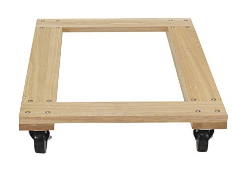 Plataforma con ruedas de madera Vestil 36x24 pulg 1200 lb miniatura 3