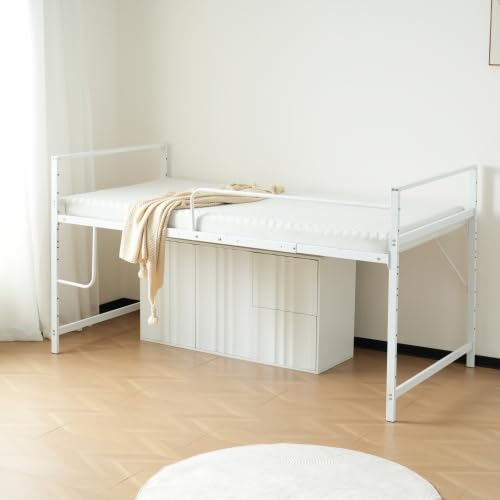 パイプベッド シングル ロータイプ ロフトベッドロータイプ 木 ロフト  