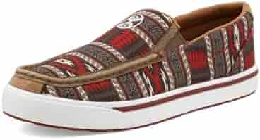 Twisted X Hooey Slip On Loper Moc Toe Loafer Shoe Men\'s 9.5 M Nomad Multi Twisted X Men main image 4