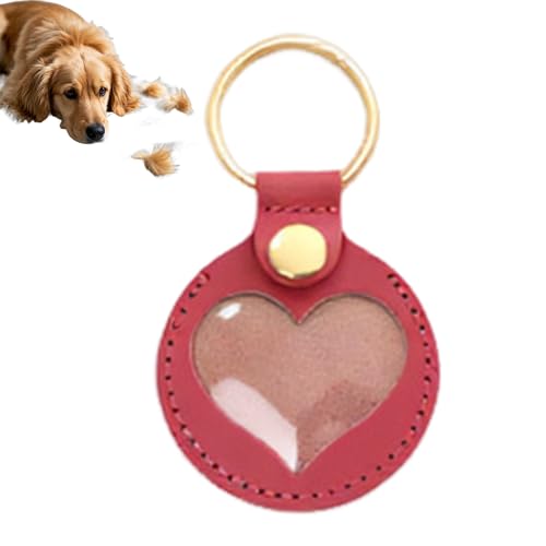 Porte-clés collecteur de poils de chien – Porte-clés décoratif en forme de cœur pour homme, sac à dos, sac à main, collection de breloques pour femme, rose vif, Refer to description