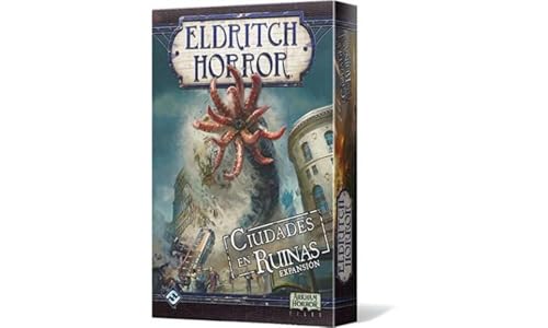 Fantasy Flight Games Eldritch Horror: Städte in Ruinen, Erweiterung, Kooperatives Brettspiel, 14 Jahre, 1 bis 8 Spieler, 2-4 Stunden pro Spiel