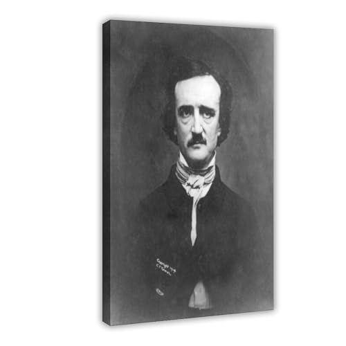 Impression sur toile Edgar Allan Poe pour une décoration murale élégante de bureau