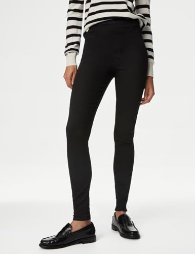 Image of Marks & Spencer Womens Light Wash High Rise Skinny Fit Jegging