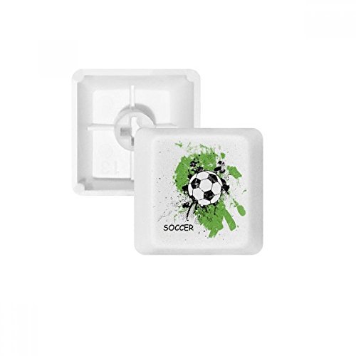 Clavier mécanique Play Soccer de qualité supérieure en PBT blanc R2