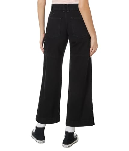 Free People, Womens, Benji Relaxed Wide Legs, Thea Black, 292