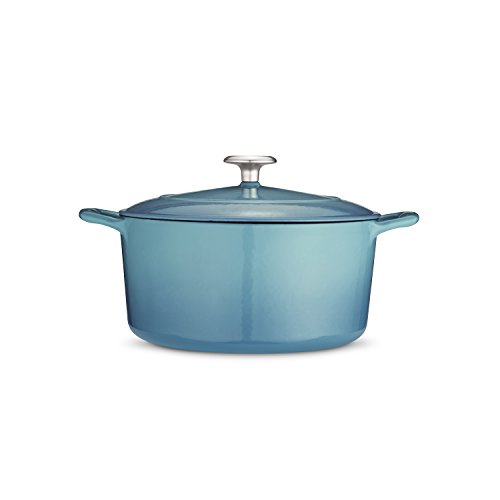 Image of Tramontina Bestow Enameled Cast Iron 5.5-Qt Round Dutch Oven Pot with Lid