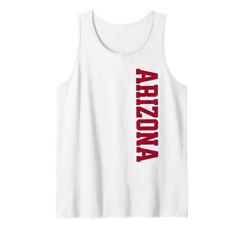 Classic Arizona Print Retro Varsity Vintage Pittsburg Tank Top