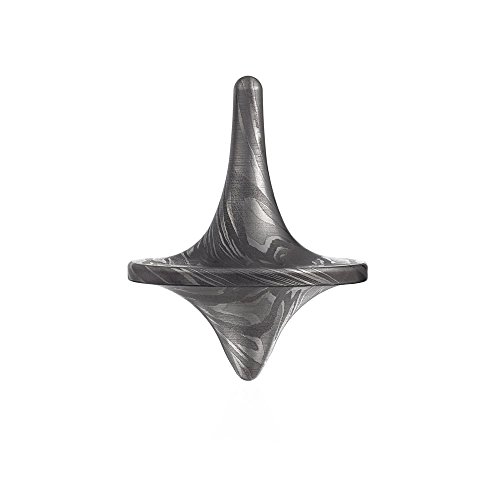 ForeverSpin Damascus Steel Spinning Top - World Famous Spinning Tops