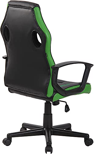 Sedia Da Ufficio Ergonomica Con Ruote Glendale I Poltrona Gamer Multicolore Con Fodera In Similpelle I Regolabile E Con Schienale Alto, Colore:nero/verde - Sedia gaming - Immagine 6