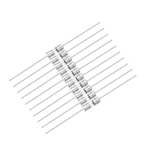 Tube à fusible en verre 3.6x10mm 250V 8A avec fils axiaux pour montage direct