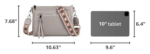 Image of befen Genuine Leather Purses for Women, RFID Medium Leather Crossbody Bags Shoulder Purse Handbags