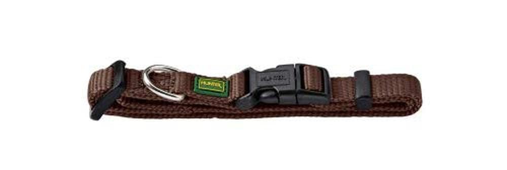 HUNTER VARIO BASIC obroża dla psa, wytrzymała, elastyczna, zapięcie na zatrzask, M/2,0, czarna