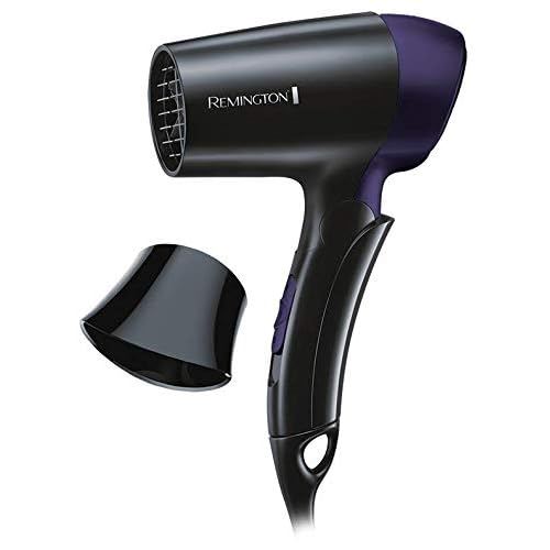 Bild 6 Remington Haartrockner [extrem klein & klappbar] On The Go (1400 W, weltweite Spannungsanpassung 120/220-240V, Stylingdüse, 2 kombinierte Heiz- & Gebläsestufen) Reisehaartrockner D2400