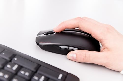 Cherry Stream Desktop Recharge Keyboard Mouse Included Universal Rf Wireless Qwerty Uk English Black - 4