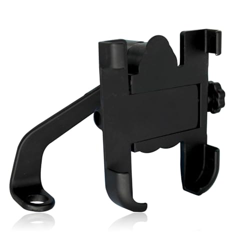 Image of PerfX 360 Rotatable Bike Phone Holder with Quick Lock System, Heavy Duty Anti-Slip Handlebar Mobile Mount, Shockproof Secure Cradle for Bicycle, Motorcycle, Scooter, All Smartphones (an-C2)