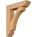 Ekena Millwork BKT0806X30X36LEC06SWR Legacy Slat Smooth Bracket w/Offset Brace, Western Red Cedar