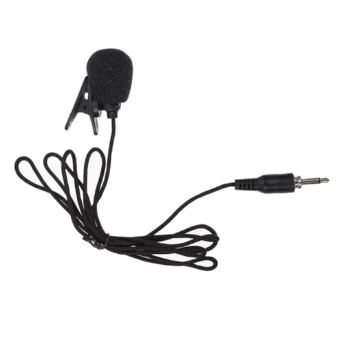 FRCOLOR Schraubgewinde Lavalier Mikrofon mit Kragenclip Klarer Leichtes Tragbares Ansteckmikrofon für Smartphone Tablet PC Einfach Plug Play Hochwertige Tonaufnahme