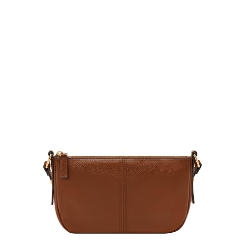 Fossil Jolie Small Crossbody Bag Leather Crossbody Bag for Women Medium Brown