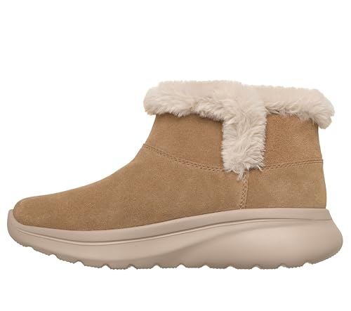 Skechers Femme Go Walk Arch Fit N Joy Boot Bottes Chestnut Suede - vue 6