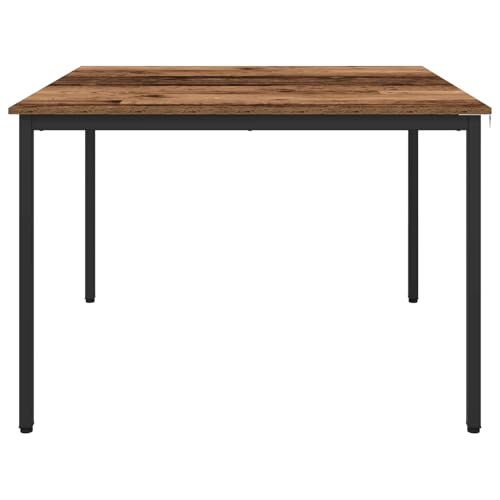 Table de salle à manger 110 cm avec cadre en métal rigide