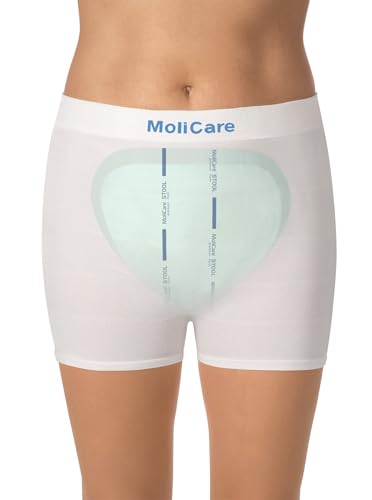 MoliCare Premium Form STOOL: Inkontinenzvorlage für zuverlässigen Schutz bei Stuhlinkontinenz mit Spezialtaschen, zu verwenden mit MoliCare Premium Fixpants, 32 Stück