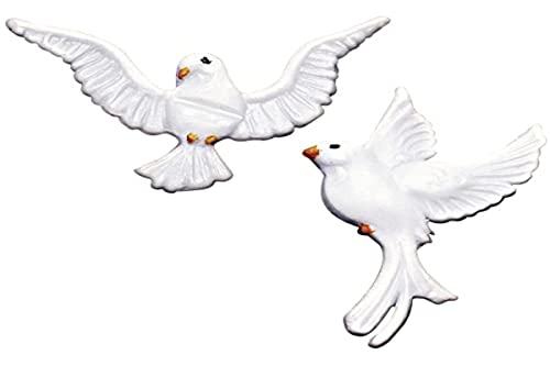 Rayher Hobby Rayher Wachsmotiv Taube, bemalt, weiß, nicht...