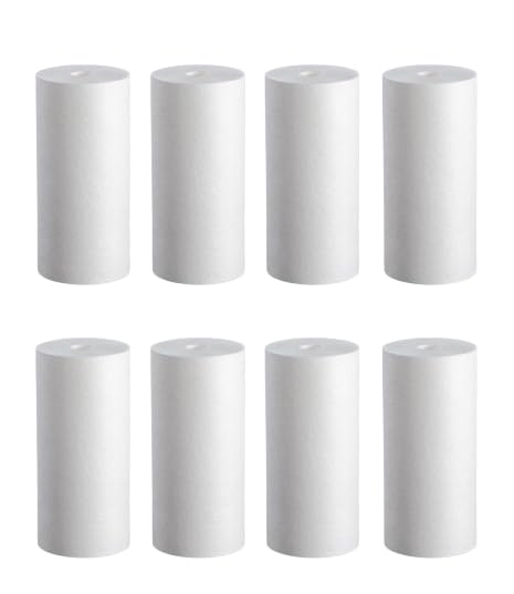 5-Inch Cartridge Spun Filter for Eco Crystal Fresh & Clean - Pack of 8