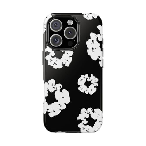Denim Tears Tough Phone Case | Black and White Modern Design, Durable Protection, Gift for Her, Trendy Accessory, Everyday Use